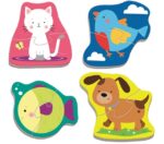 4 Puzzle in 1 Sagomato - Baby Classic: Animali - immagine 2