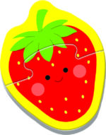 4 Puzzle in 1 Sagomato - Baby Classic: Frutta e Verdura - immagine 3