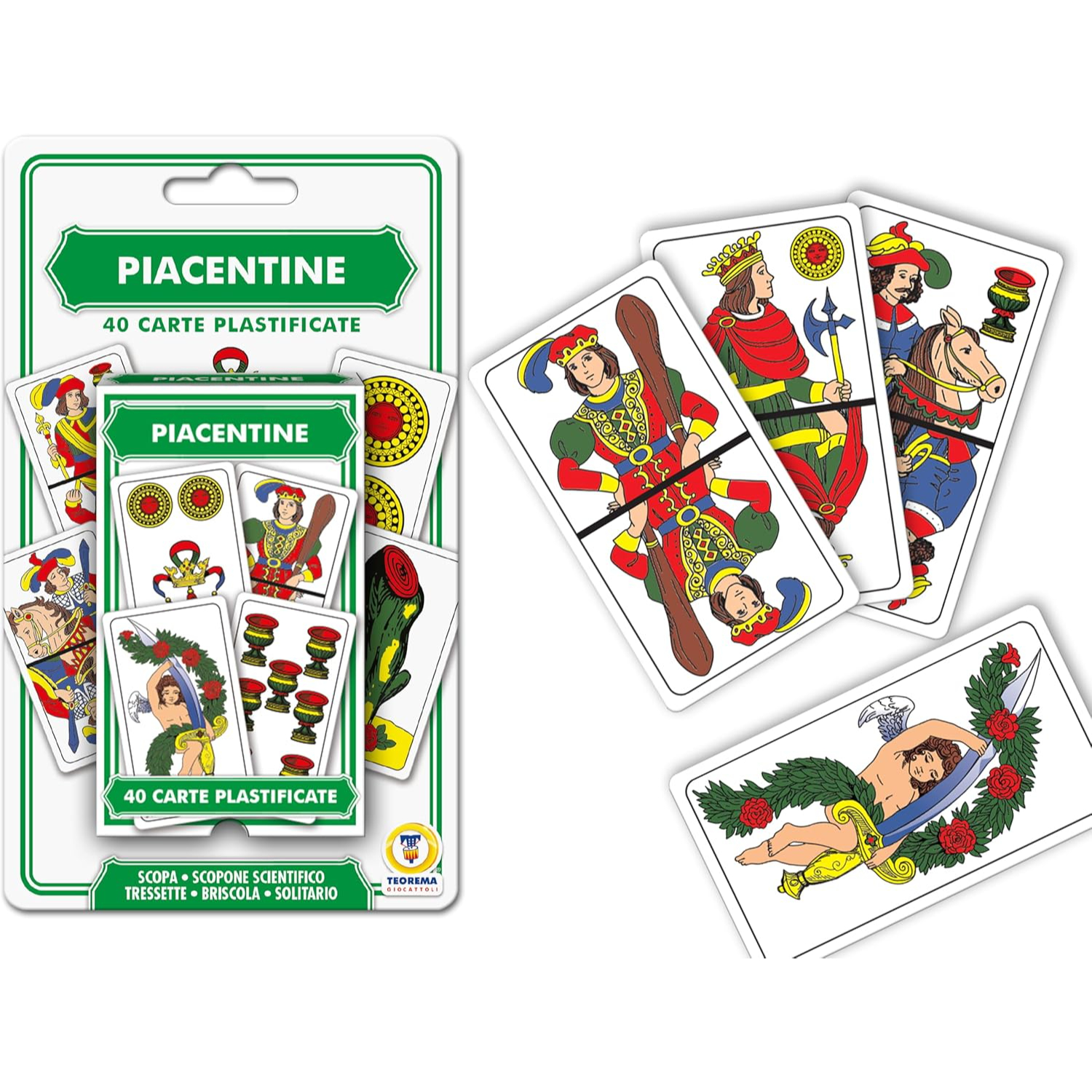TRM40448 Carte da Gioco Piacentine Mazzo da 40 - immagine 1