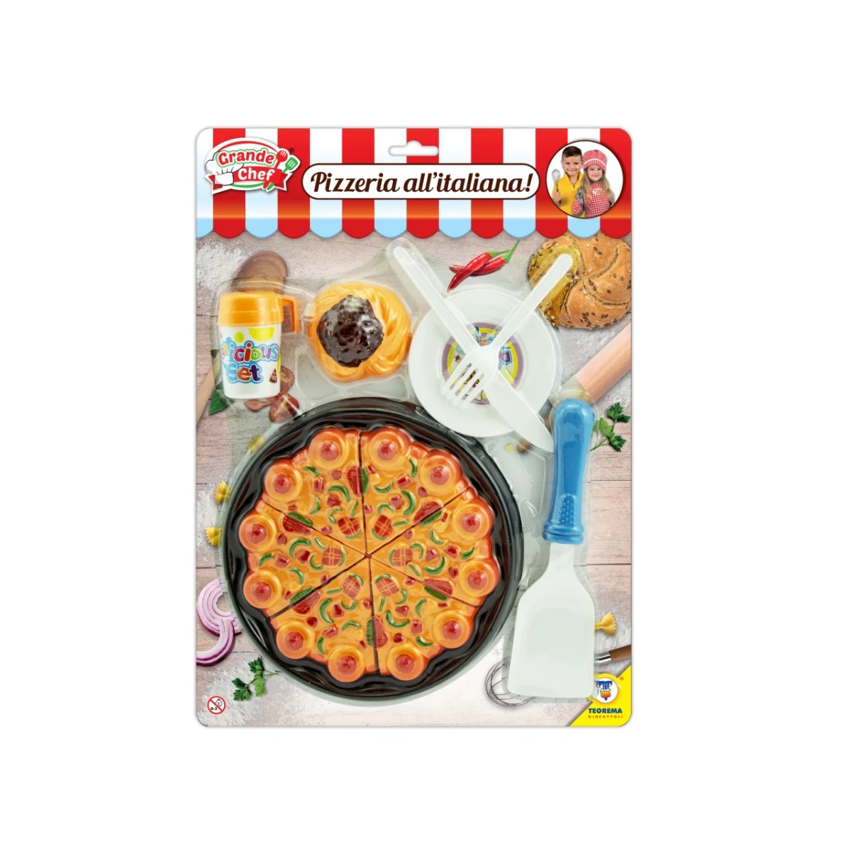 TRM66559 Grande Chef - Set Pizza con Accessori - immagine 1