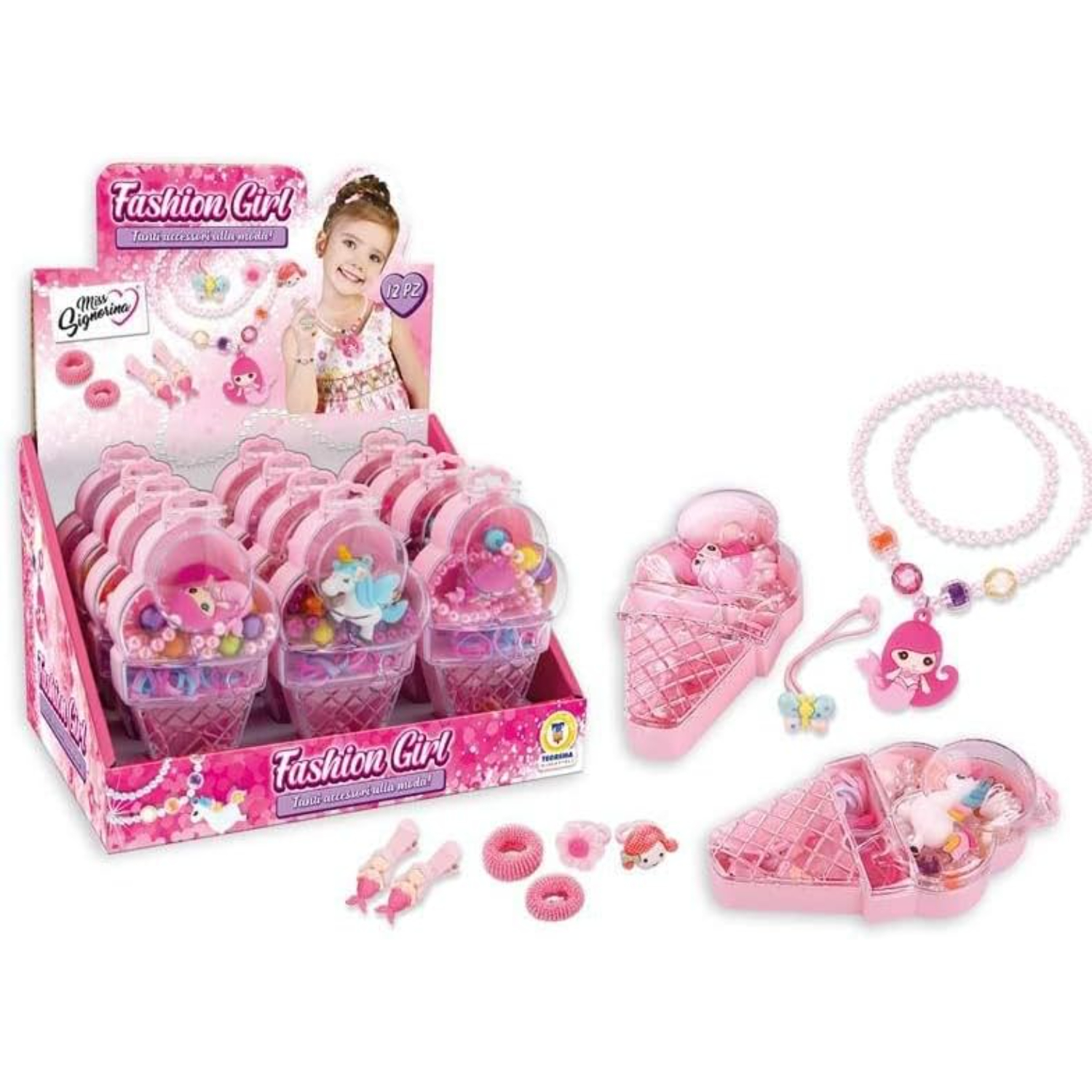 TRM68044 Miss Signorina - Fashion Girl: Set Crea I Tuoi Gioielli (Modello Assortito Casualmente) - immagine 1