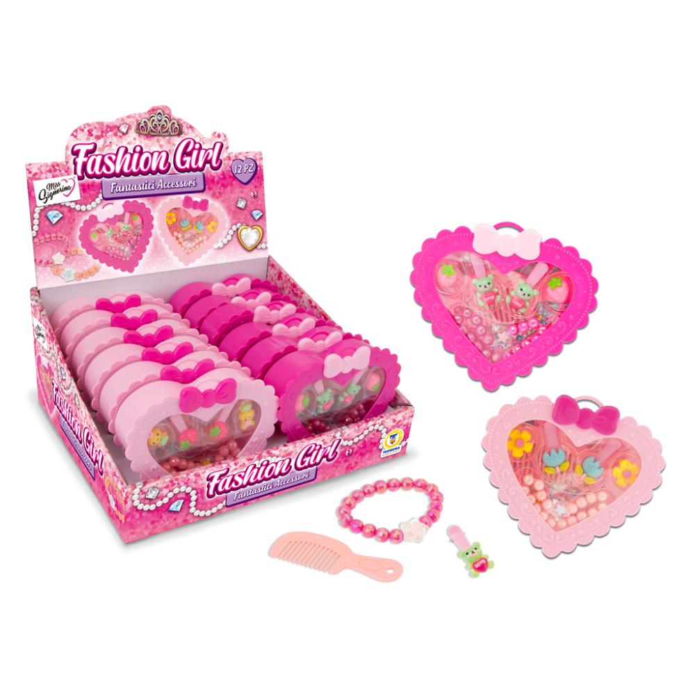 TRM68706 MISS SIGNORINA - SET GIOIELLI VALIGETTA 6 MDL ASS - immagine 1