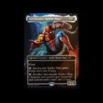 MARVEL LEGENDS MAGIC THE GATHERING BATTLE-DAMAGED SPIDER-MAN ACTION FIGURE - immagine 2