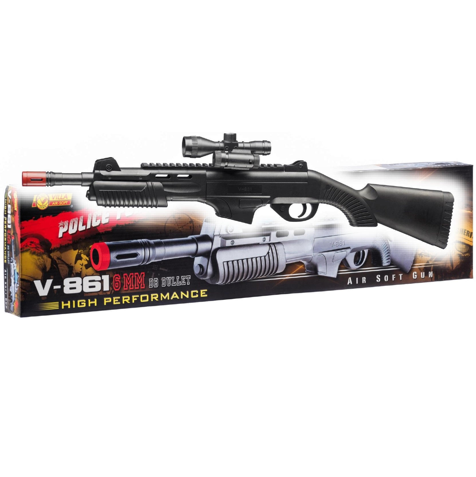VLL861 Fucile A Pompa V-861 Air Soft Cal. 6 mm - immagine 1