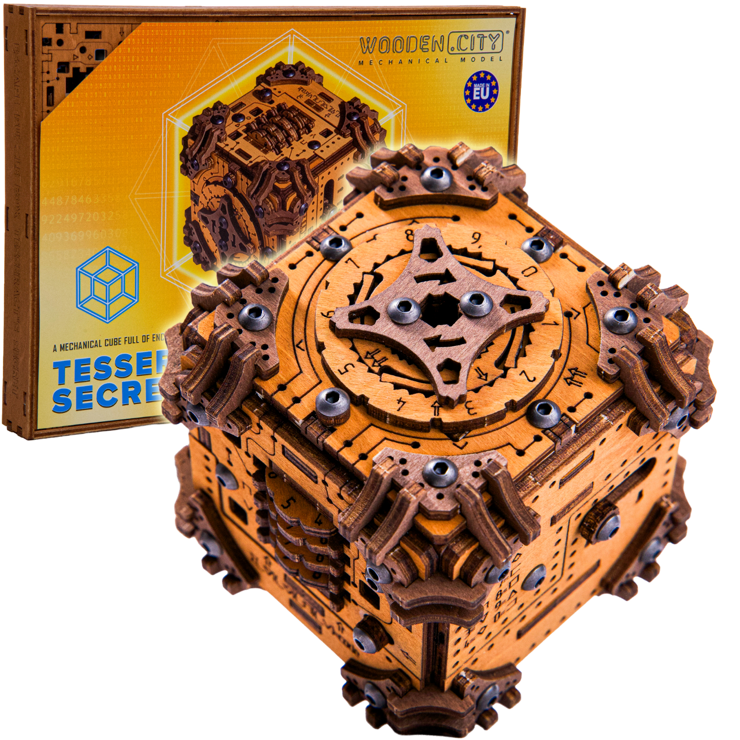 WDCWR362 Modello 3D in Legno - Escape Room Box - Tesseract's Secret - immagine 1