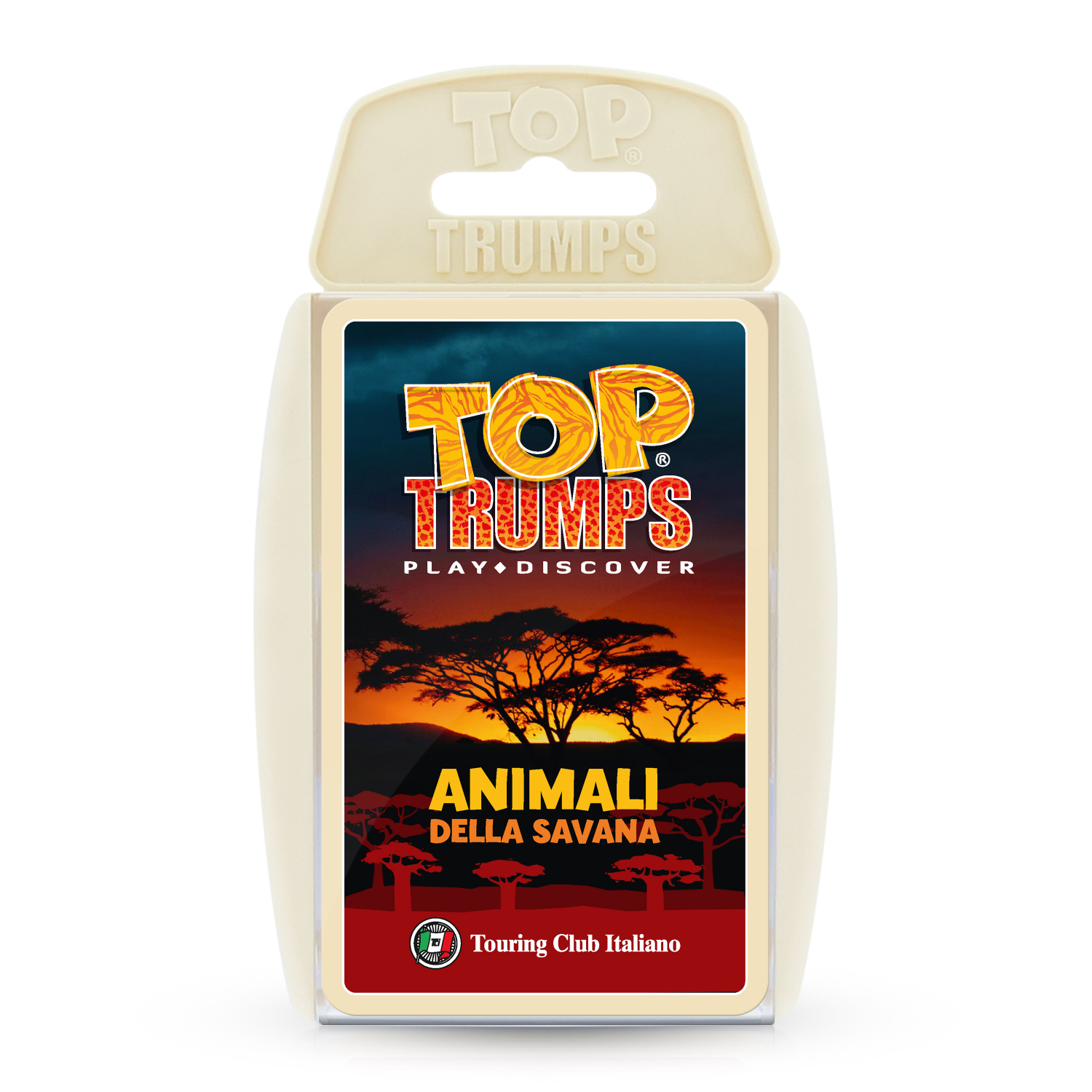 WNM02833-ITA-6 Top Trumps - Touring Club - Animali della Savana - immagine 1