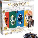 Puzzle da 500 Pezzi - Harry Potter: Le Quattro Case di Hogwarts