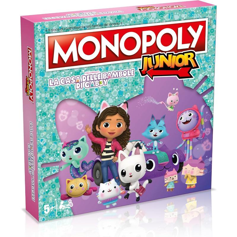 WNM04157-ITA-6 MONOPOLY - JUNIOR - GABBY'S DOLL HOUSE - immagine 1