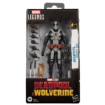 MARVEL LEGENDS DEADPOOL AND WOLVERINE DEADPOOL BLACK AND WHITE ACTION FIGURE - immagine 2