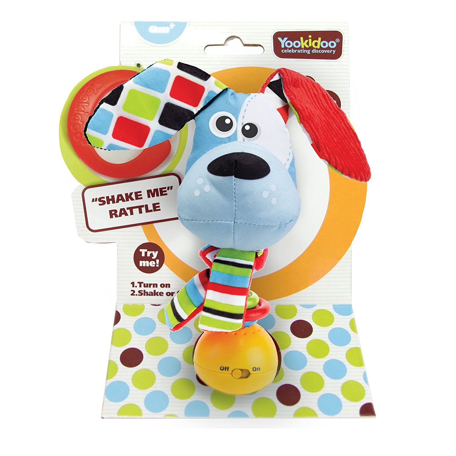 YKD40134 Yookidoo - 'Shake me' Rattle - Dog - immagine 1