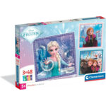 3 Puzzle da 48 Pezzi - Frozen