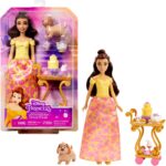 DISNEY PRINCESS LALKA BELLA ZESTAW PODWIECZOREK