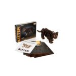 Modello 3D in Legno - Gattino Nero - immagine 4
