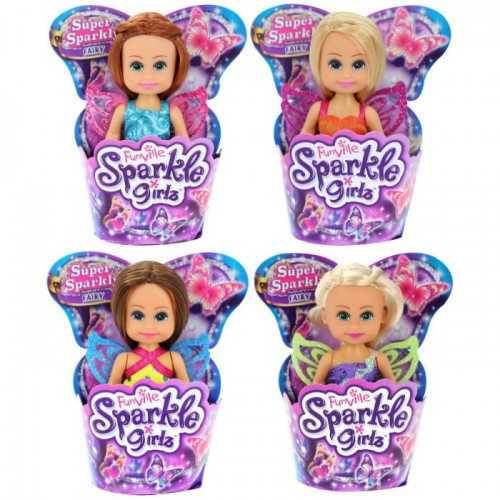 ZUR10011TQ4 Sparkle Girlz Mini Fairy Cupcake cm 11 espositore 24pz - 4 ass. - immagine 1