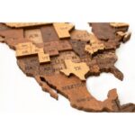 Puzzle da 114 Pezzi Sagomato in Legno - Mappa del Mondo: Choco World (S) - immagine 4