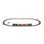 Treno Classico Far West con Binari a Batteria Circuito 336 cm