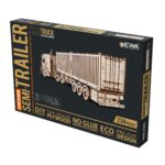 Modello 3D in Legno - Rimorchio per Camion Road King (Container)