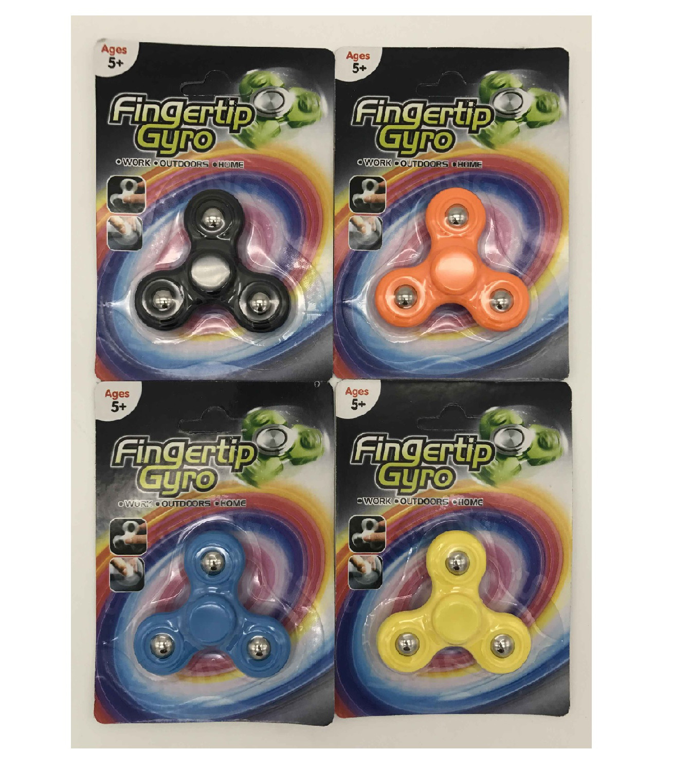 dgs2236898-06 Finger Spinner - Fingertip Gyro Colori Assortiti - immagine 1