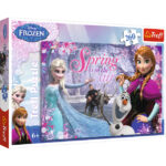 Puzzle da 260 Pezzi - Frozen: Amore nella Terra dei Ghiacci
