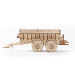 Modello 3D in Legno - Rimorchio per Trattore Kirovets K-7M - immagine 4