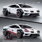 Hot Wheels Speed Mattel Brick Shop Building Set 1/32 Lamborghini Huracán Sterrato - immagine 3