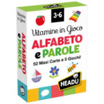 Carte Vitamine in Gioco Alfabeto e Parole