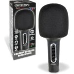 Microfono Karaoke Wireless con Altoparlante, Riduzione Rumore ed Effetti Luminosi - immagine 3