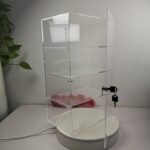 Evoretro 4-Tier Locking Acrylic Tiered Countertop Showcase Display Case - immagine 3