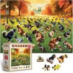 Puzzle da 1000 Pezzi in Legno - Puppies' Poopies - immagine 3