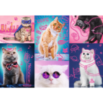 Puzzle da 1000 Pezzi - Neon Color Line: Super Cats - immagine 3