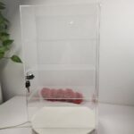 Evoretro 4-Tier Locking Acrylic Tiered Countertop Showcase Display Case - immagine 2