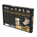 Modello 3D in Legno - Telefono Vintage - immagine 2