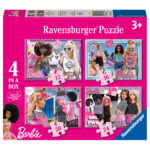 4 Puzzle in 1 - Barbie