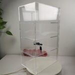 Evoretro 4-Tier Locking Acrylic Tiered Countertop Showcase Display Case - immagine 4