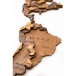 Puzzle da 126 Pezzi Sagomato in Legno - Mappa del Mondo: Choco World (M) - immagine 5