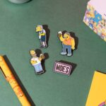 The Simpsons Pin Badges Set of 4 Moe's Tavern - immagine 3
