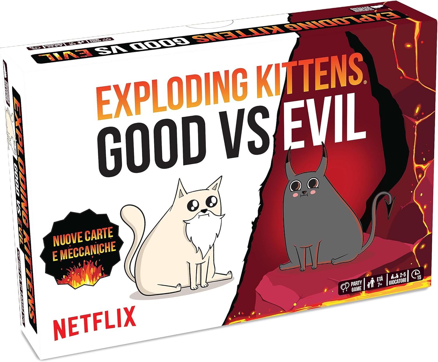 str8634 Exploding Kittens - Good Vs Evil (Ed. Italiana) - immagine 1