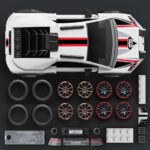 Hot Wheels Speed Mattel Brick Shop Building Set 1/32 Lamborghini Huracán Sterrato - immagine 4