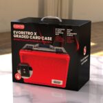 Evoretro Trading Card Storage Box for 90 Cards X Red and Silver - immagine 2