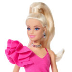 Barbie Fashionista - Deluxe Style - Bionda Vestito Fucsia - immagine 3