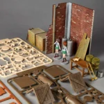 GIRLS UND PANZER LAST CHAPT GARAGE SET (A) ARTPLA MODEL KIT - immagine 3