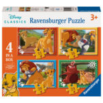 4 Puzzle in 1 - Disney: Il Re Leone