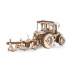 Modello 3D in Legno - Trattore Belarus-82.3 con Aratro - immagine 3