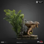 JURASSIC PARK ICONS T-REX BREAKOUT SET A STATUE - immagine 3