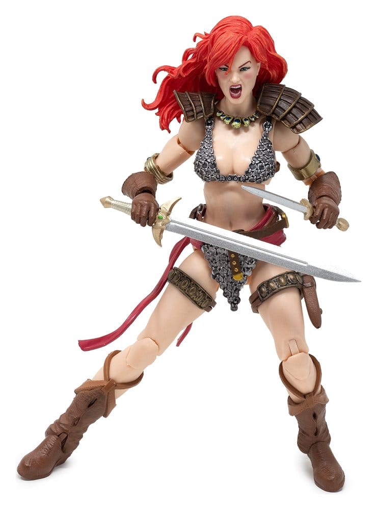 x_bofi-rs0006 Red Sonja Epic H.A.C.K.S. Action Figure 1/12 Scale Immortal Red Sonja - immagine 1