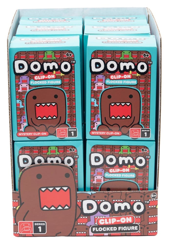 x_boti40507 Domo Plastic Figure Flocked 8 cm Blind Bag Display (12) - immagine 1