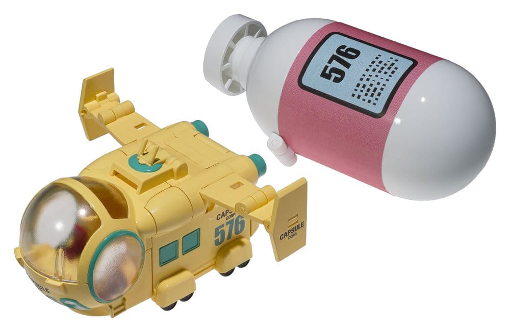 x_btn72267 Dragon Ball Z Changearts Action Figure Hoi-Poi Capsule No. 576 Bulma's Airplane 8 cm - immagine 1