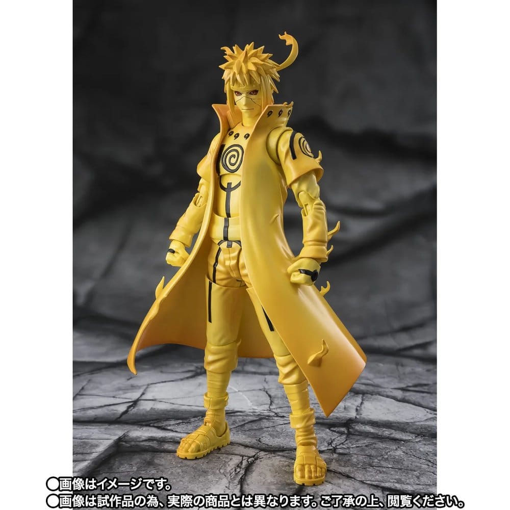 x_btn73610 Naruto S.H.Figuarts Action Figure Minato Namikaze (Kurama Link Mode) -Bond of Light That Shatters Darkness- 15 cm - immagine 1