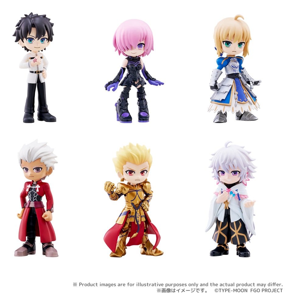 x_buro48805 Fate/Grand Order PalVerse Mini Figures vol.1 Blind Box Display (6) - immagine 1