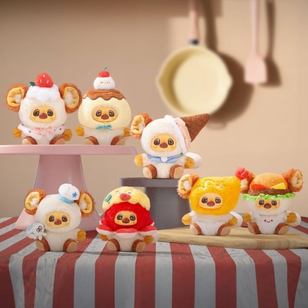 x_comarc40187 Jayshoo Plush Keychain One Bite no End 12 cm Blind Box Display (6) - immagine 1